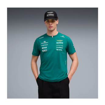 Aston Martin muška majica green official Teamline Replica F1 Team 2026