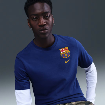 FC Barcelona muška majica Crest navy