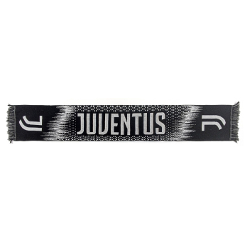 Juventus Torino zimski šal black white