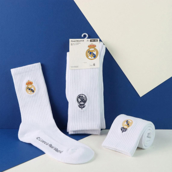 Real Madrid čarape 2pack Long white