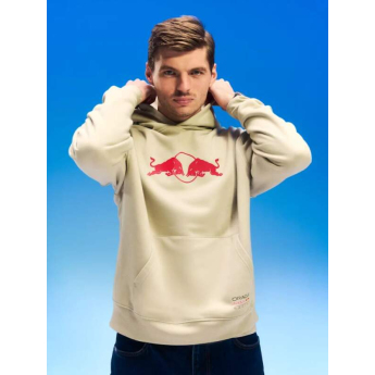 Red Bull Racing muška majica s kapuljačom logo Spark light brown F1 Team 2026