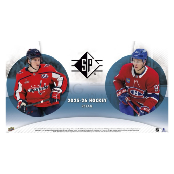 NHL boxovi NHL hokejske karte 2025-26 Upper Deck SP Hockey Blaster Box