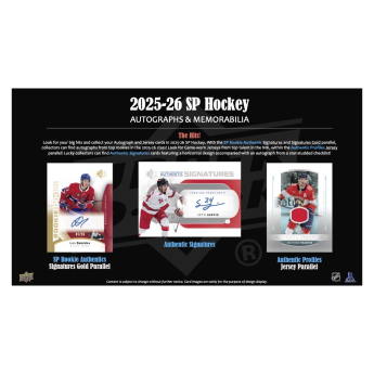 NHL boxovi NHL hokejske karte 2025-26 Upper Deck SP Hockey Blaster Box