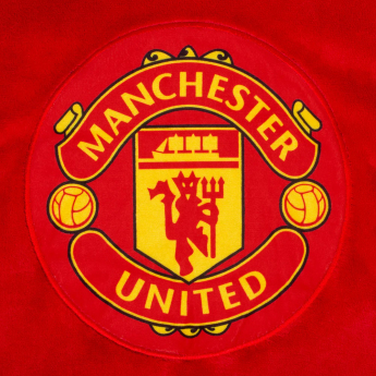 Manchester United dječja majica s kapuljačom oversize blanket red