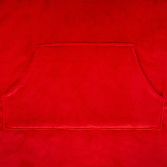 Manchester United dječja majica s kapuljačom oversize blanket red