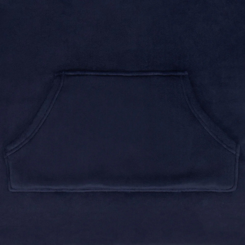 Real Madrid dječja majica s kapuljačom oversize blanket navy