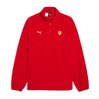 Ferrari muška majica 1/4 Zip red F1 Team 2026