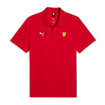 Ferrari muška polo majica Logo small red F1 Team 2026