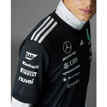 Mercedes AMG Petronas muška majica black official Teamline Replica F1 Team 2025