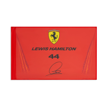 Ferrari vlajka Lewis Hamilton #44 red F1 Team 2026