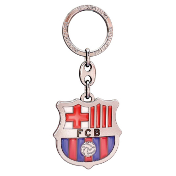 FC Barcelona privjesak za ključeve Escudo silver