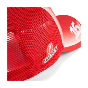 Ferrari kapa za bejzbol Charles Leclerc #16 Trucker red F1Team 2026