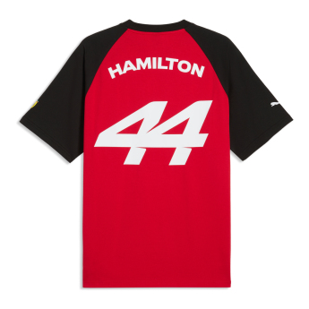 Ferrari muška majica Lewis Hamilton #44 Graphic red F1 team 2026