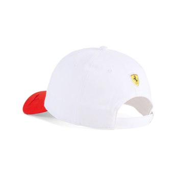 Ferrari kapa za bejzbol Charles Leclerc #16 white Graphic F1 Team 2026