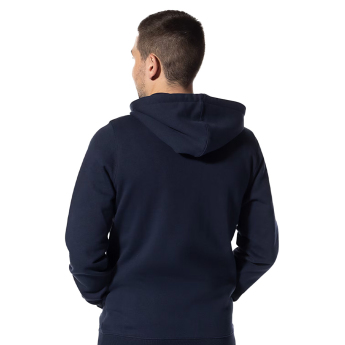 Bayern München muška majica s kapuljačom Hooded Zip navy