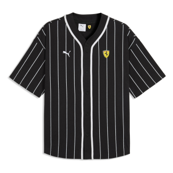 Ferrari muška košulja baseball black and white F1 Team 2026