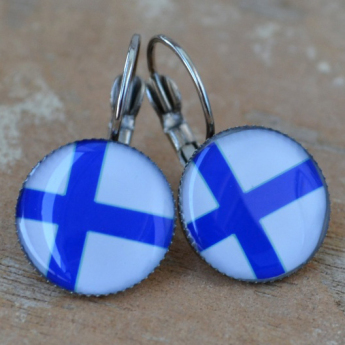 Hokejaške reprezentacije naušnice Flag Finland
