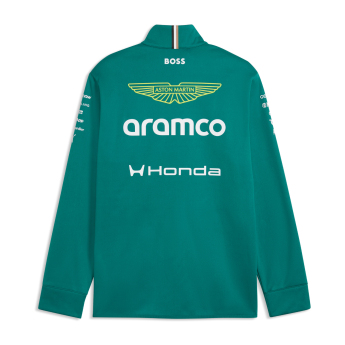 Aston Martin muška jakna softshell green official Teamline Replica F1 Team 2026