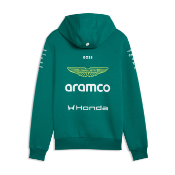 Aston Martin muška majica s kapuljačom green official Teamline Replica F1 Team 2026