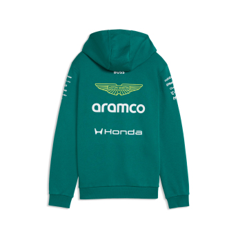 Aston Martin dječja majica s kapuljačom green official Teamline Replica F1 Team 2026