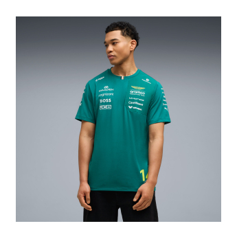 Aston Martin muška majica Fernando Alonso #14 green official Teamline Replica F1 Team 2026