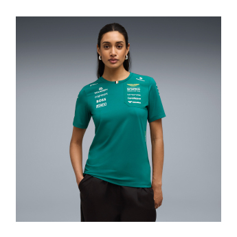 Aston Martin ženska majica green official Teamline Replica F1 Team 2026