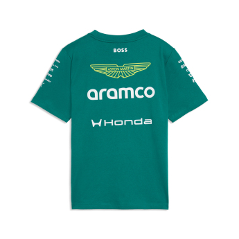 Aston Martin dječja majica green official Teamline Replica F1 Team 2026