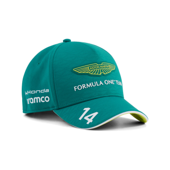 Aston Martin dječja baseball kapa sa šiltom Fernando Alonso #14 green official Teamline Replica F1 Team 2026