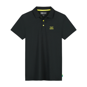 Aston Martin muška polo majica Seasonal black F1 Team 2026