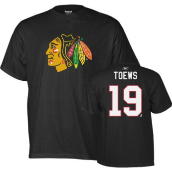 Chicago Blackhawks muška majica black Jonathan Toews