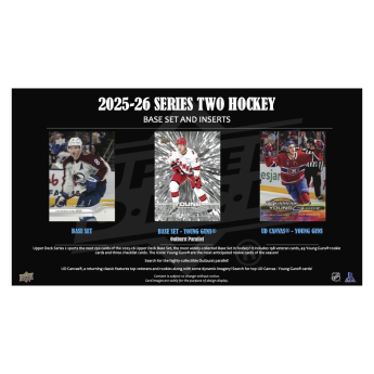 NHL boxovi NHL hokejske karte 2025-26 Upper Deck Series 2 Tin Box