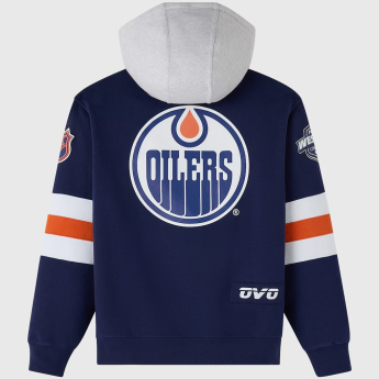 Edmonton Oilers muška majica s kapuljačom OVO navy