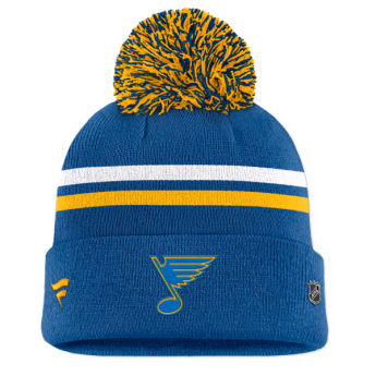 St. Louis Blues zimske kape Authentic Pro A/Cap Cuffed bamboo