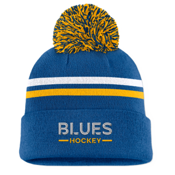 St. Louis Blues zimske kape Authentic Pro A/Cap Cuffed bamboo