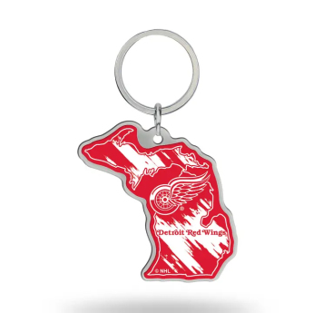 Detroit Red Wings privjesak za ključeve State Shape