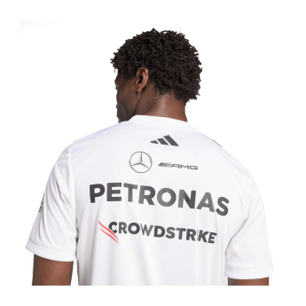 Mercedes AMG Petronas muška majica white official Teamline Replica F1 Team 2025