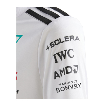 Mercedes AMG Petronas dječja majica white official Teamline Replica F1 Team 2025