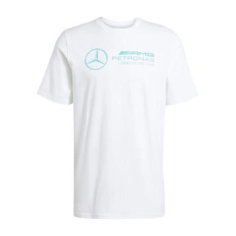 Mercedes AMG Petronas muška majica Logo white F1 Team 2025