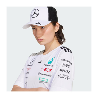 Mercedes AMG Petronas kapa za bejzbol Star Trucker white F1 Team 2025