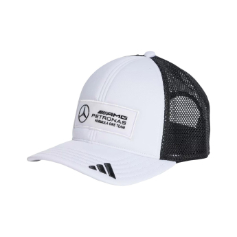 Mercedes AMG Petronas kapa za bejzbol Logo Trucker white F1 Team 2025