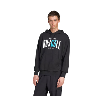 Mercedes AMG Petronas muška majica s kapuljačom George Russell black F1 Team 2025