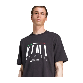 Mercedes AMG Petronas muška majica Kimi Antonelli black F1 Team 2025