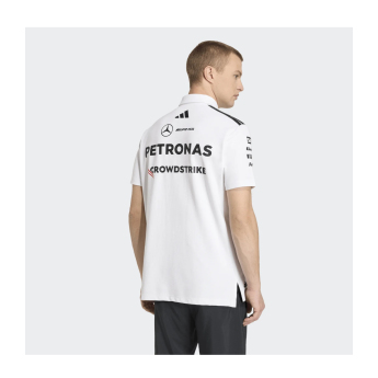 Mercedes AMG Petronas muška polo majica white official Teamline Replica F1 Team 2026