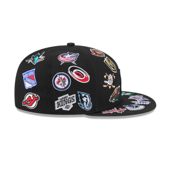 NHL proizvodi šilterica ravnog oboda Logo NHL NEW ERA 5950