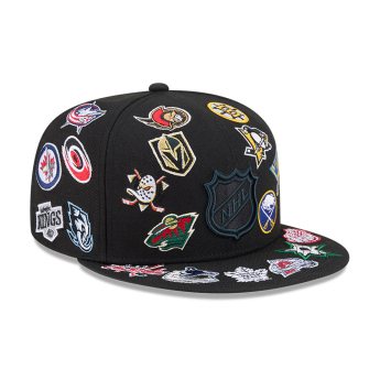 NHL proizvodi šilterica ravnog oboda Logo NHL NEW ERA 5950