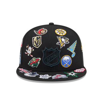 NHL proizvodi šilterica ravnog oboda Logo NHL NEW ERA 5950
