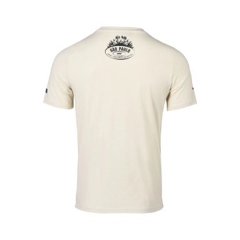 Formule 1 muška majica Brazil GP beige 2025