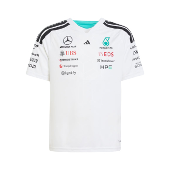 Mercedes AMG Petronas dječja majica white official Teamline Replica F1 Team 2026