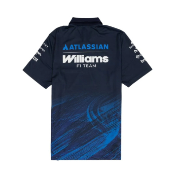 Williams Martini Racing muška polo majica blue official Teamline Replica F1 Team 2026