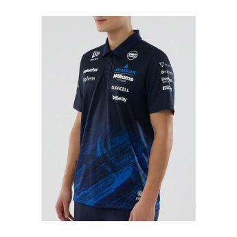 Williams Martini Racing muška polo majica blue official Teamline Replica F1 Team 2026